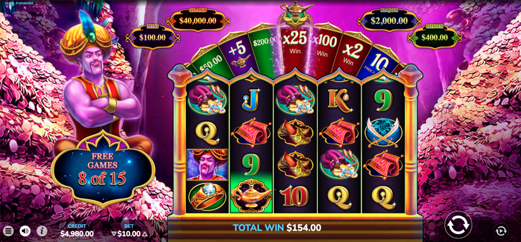 Dreamy Genie wheel feature